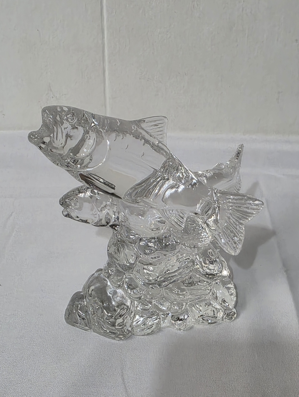 Princess House Wonders Of The World 24% Lead Crystal Wild Trout Figurine